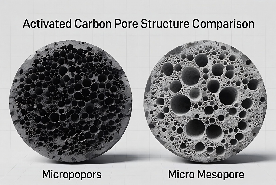 Activated Carbon Pore Structure Comparison Activated Carbon Pore Structure Comparison