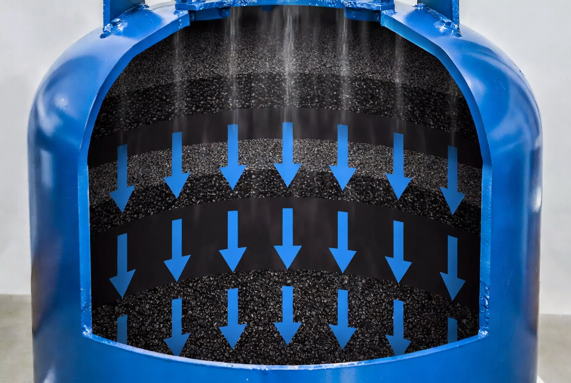 Industrial Water Treatment Tank Cross Section Industrial Water Treatment Tank Cross Section