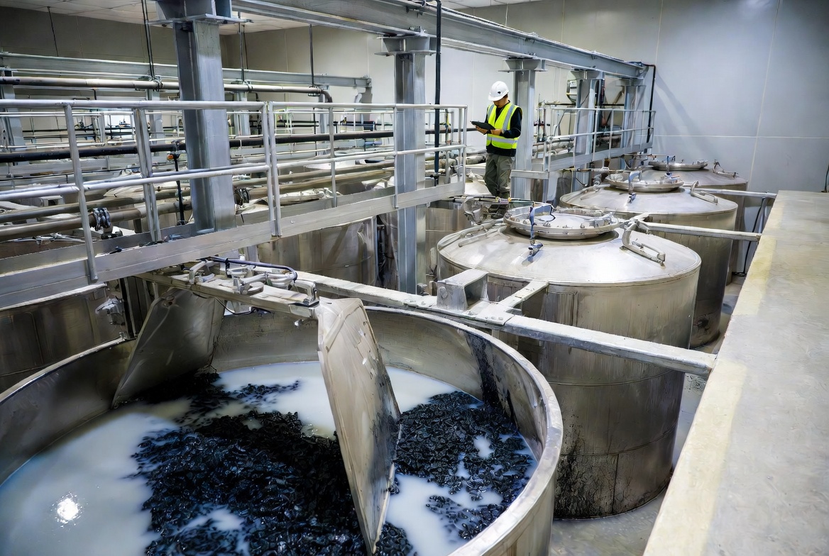 Coconut Shell Activated Carbon In CIP Tank Coconut Shell Activated Carbon In CIP Tank