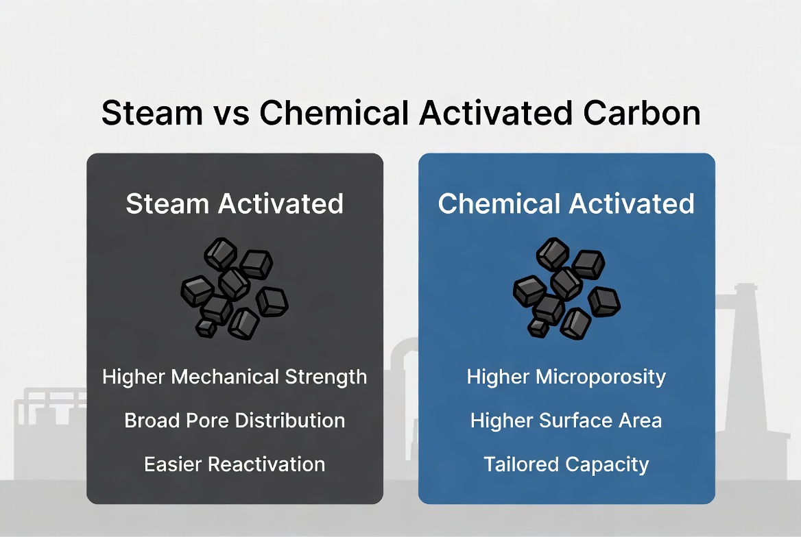 Steam And Chemical Activated Carbon Comparison Steam And Chemical Activated Carbon Comparison