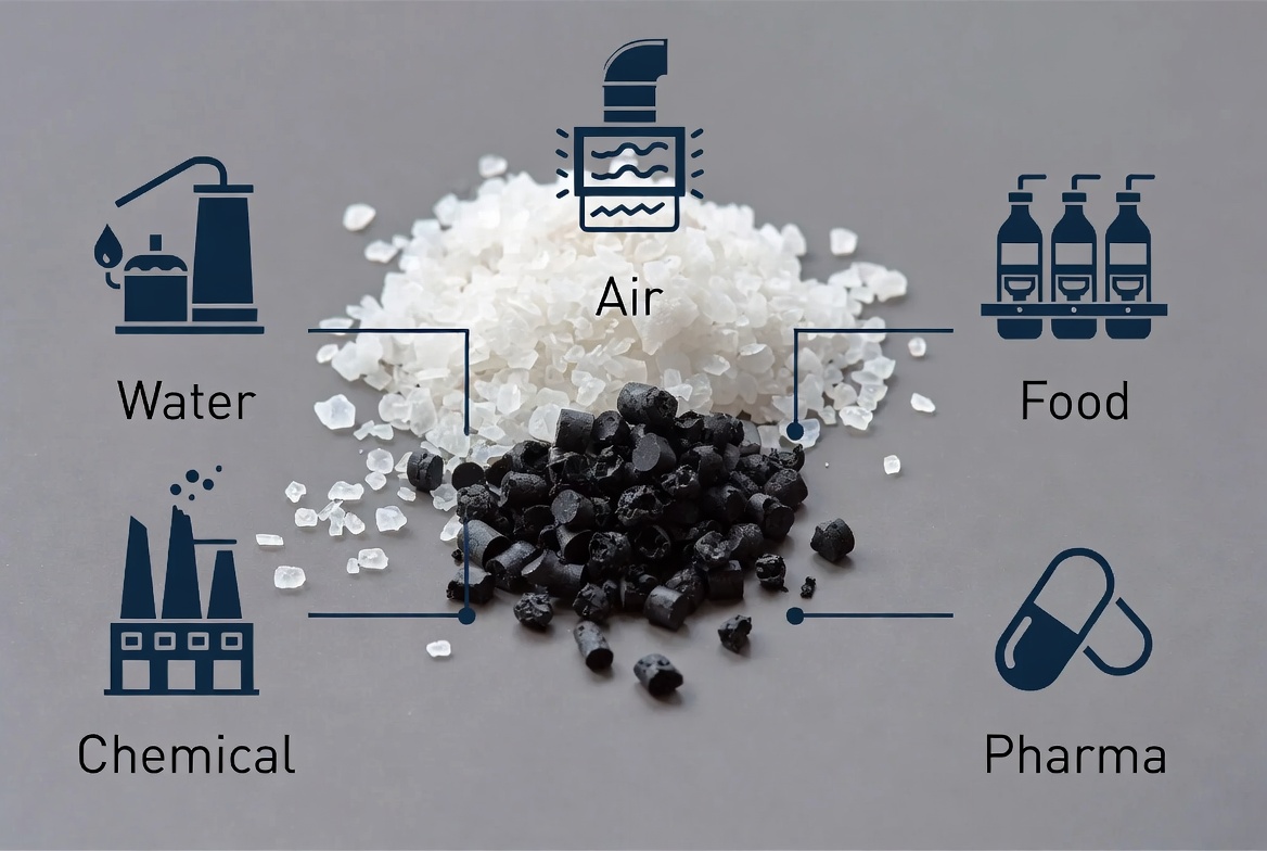 Activated Carbon Applications Map