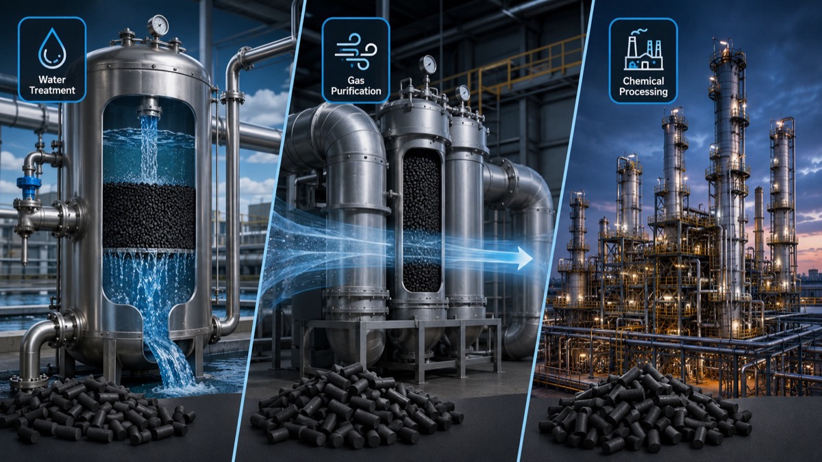 Industrial Applications Of Coal Activated Carbon Pellets Industrial Applications Of Coal Activated Carbon Pellets