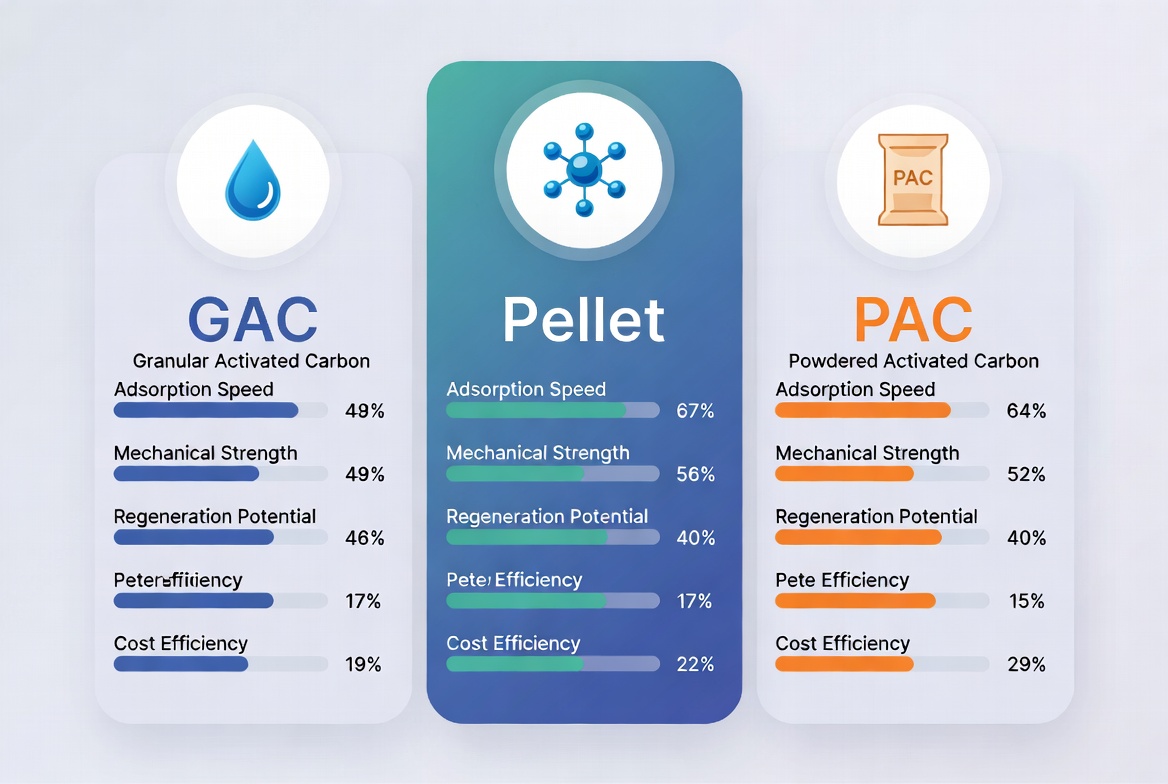 Activated Carbon Performance Comparison Chart Activated Carbon Performance Comparison Chart