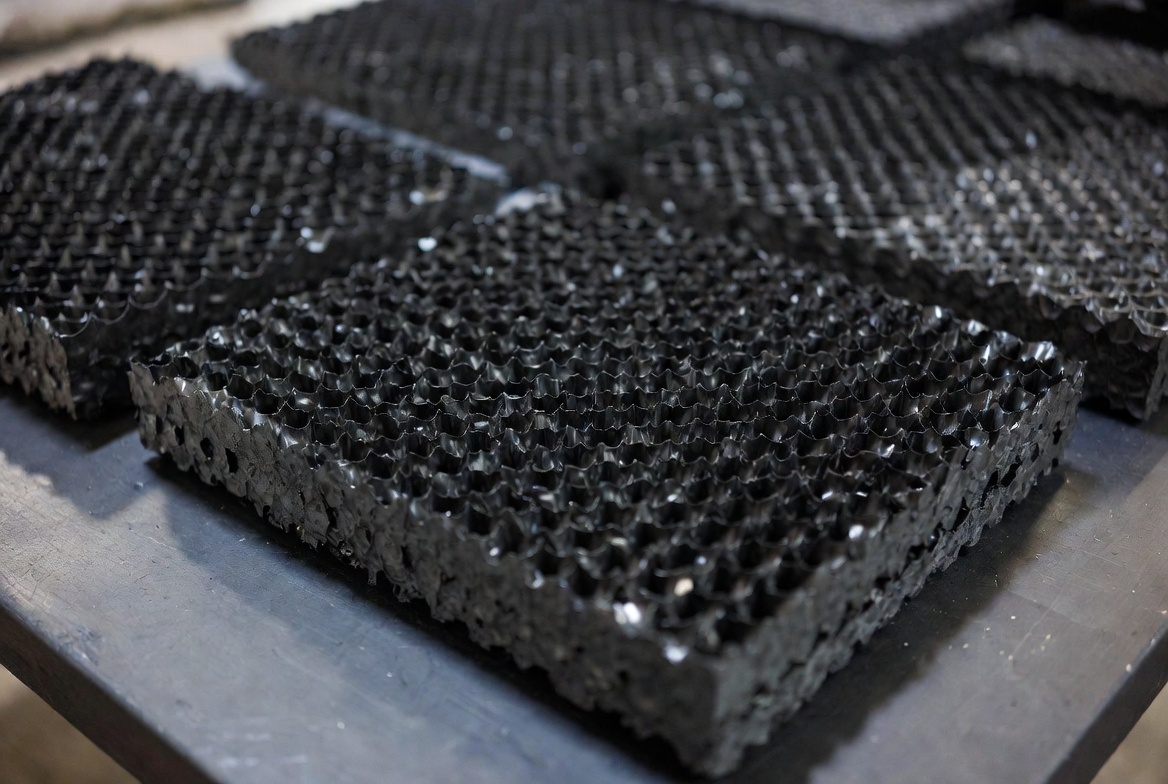Carbon Structure Closeup Carbon Structure Closeup