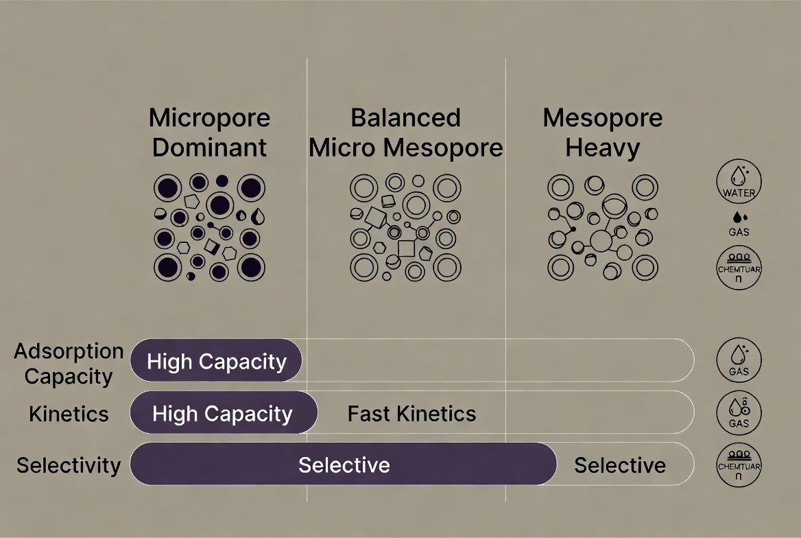 Pore Structure Performance Comparison
