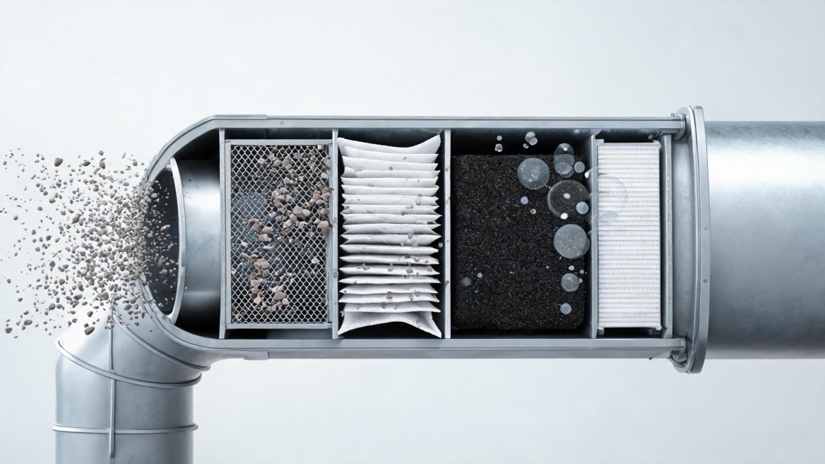 Industrial Multi Stage Air Filtration System Industrial Multi Stage Air Filtration System