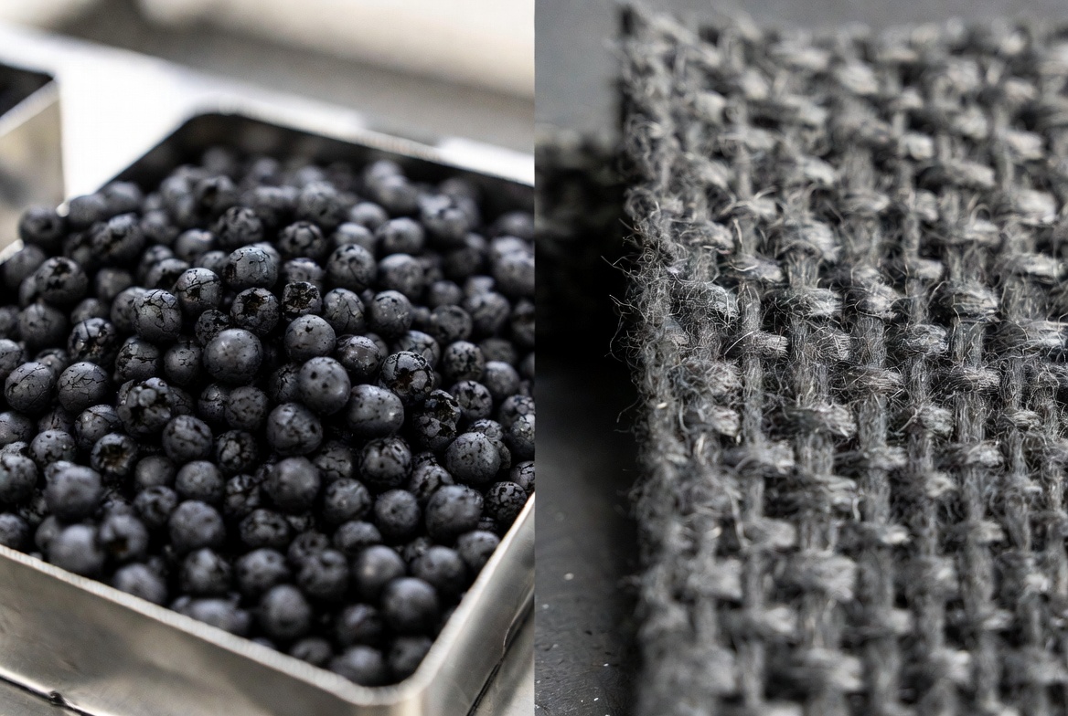 Granular Carbon And Fiber Comparison Vergelijking van korrelige koolstof en vezels