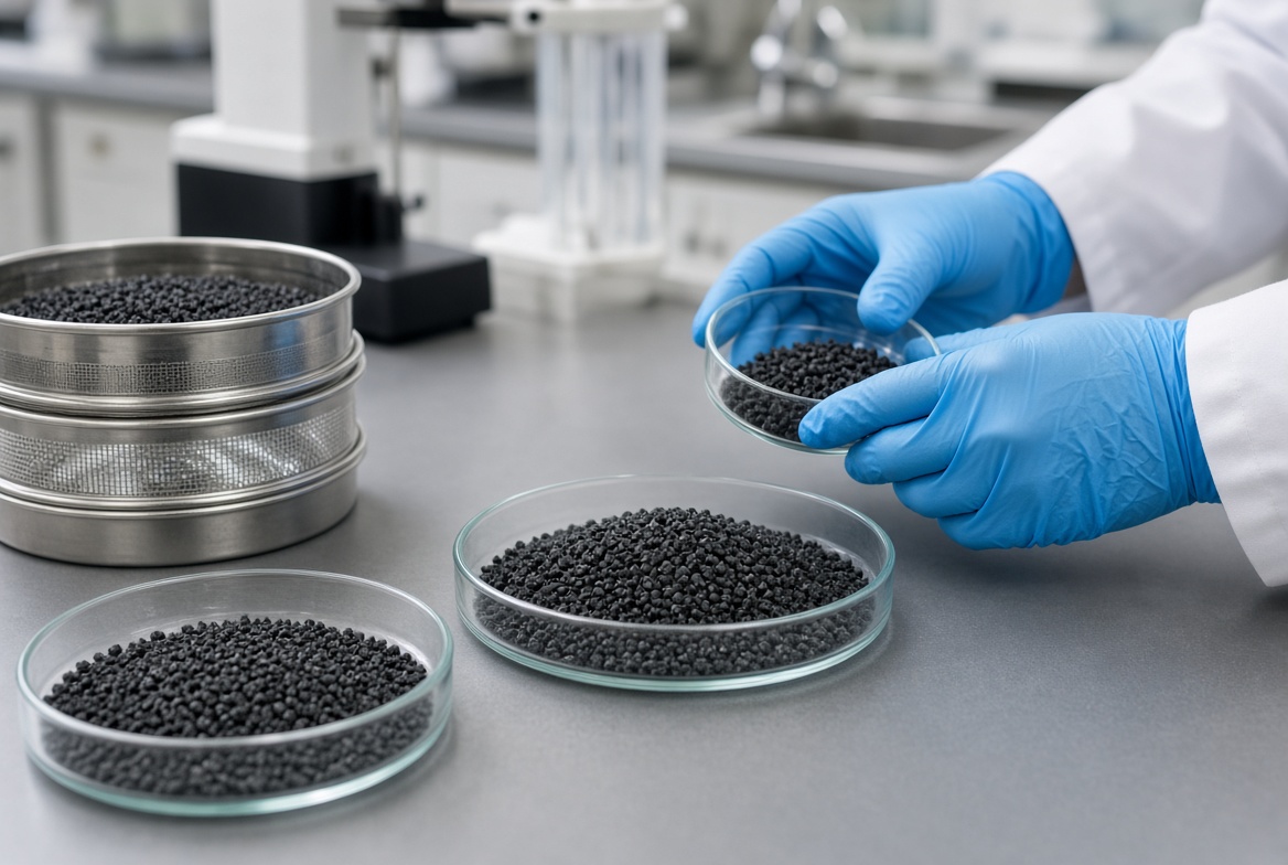 Granular Activated Carbon Quality Inspection دانے دار چالو کاربن کے معیار کا معائنہ