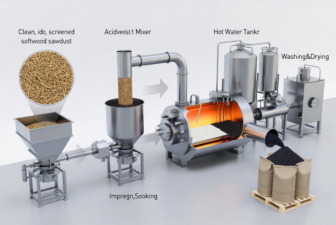 Wood Based Phosphoric Acid Activation Wood Based Phosphoric Acid Activation