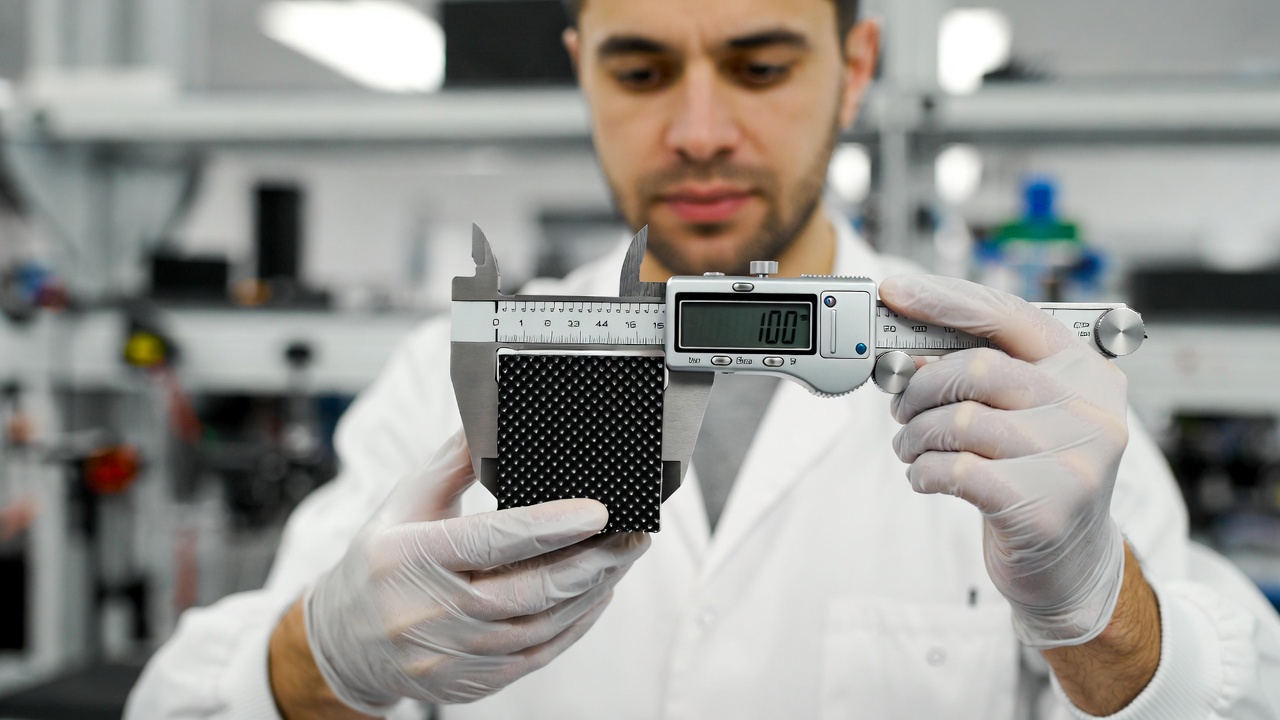 Quality Inspection Of Honeycomb Carbon Block Dimensions.jpg