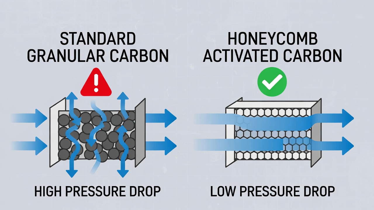 Honeycomb Carbon vs Granular Carbon Pressure Drop Comparison.jpg