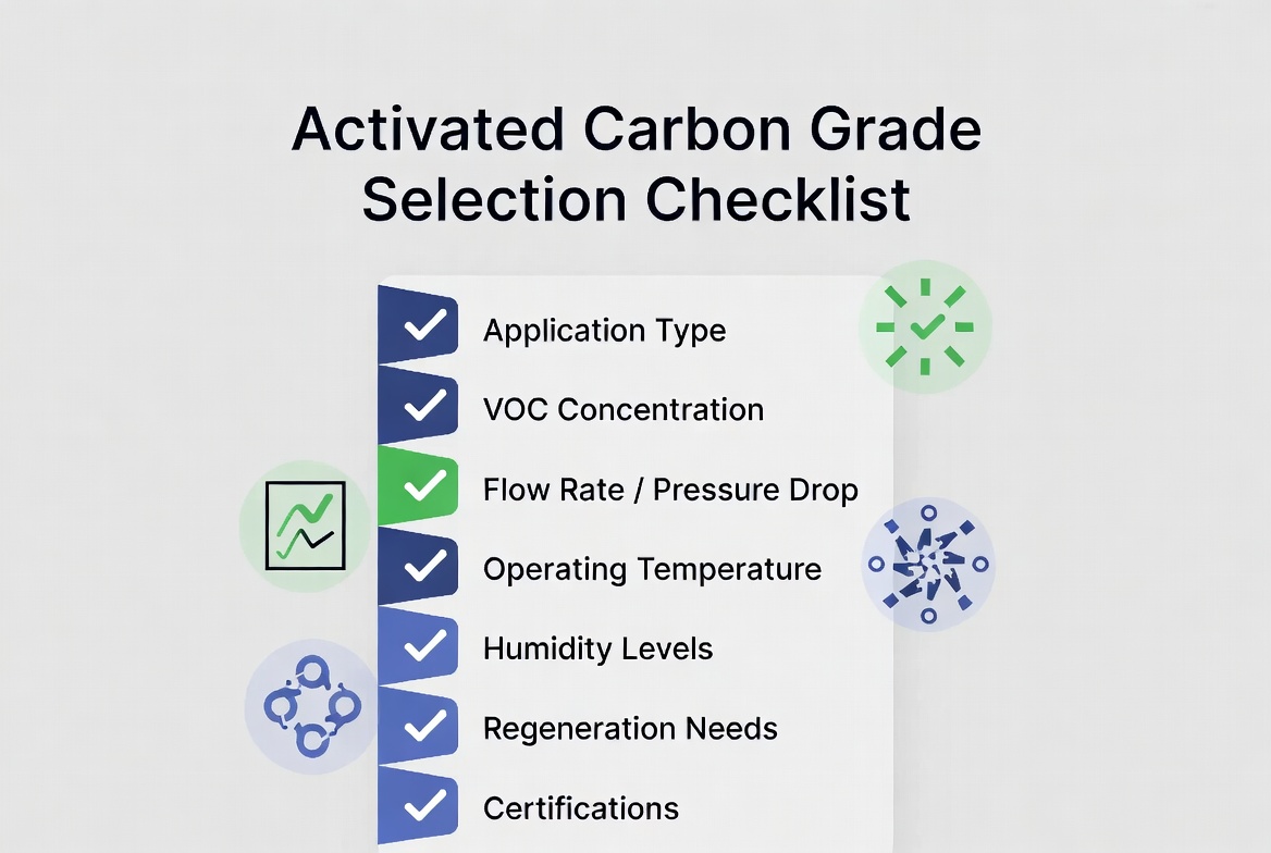 Activated Carbon Grade Selection Checklist