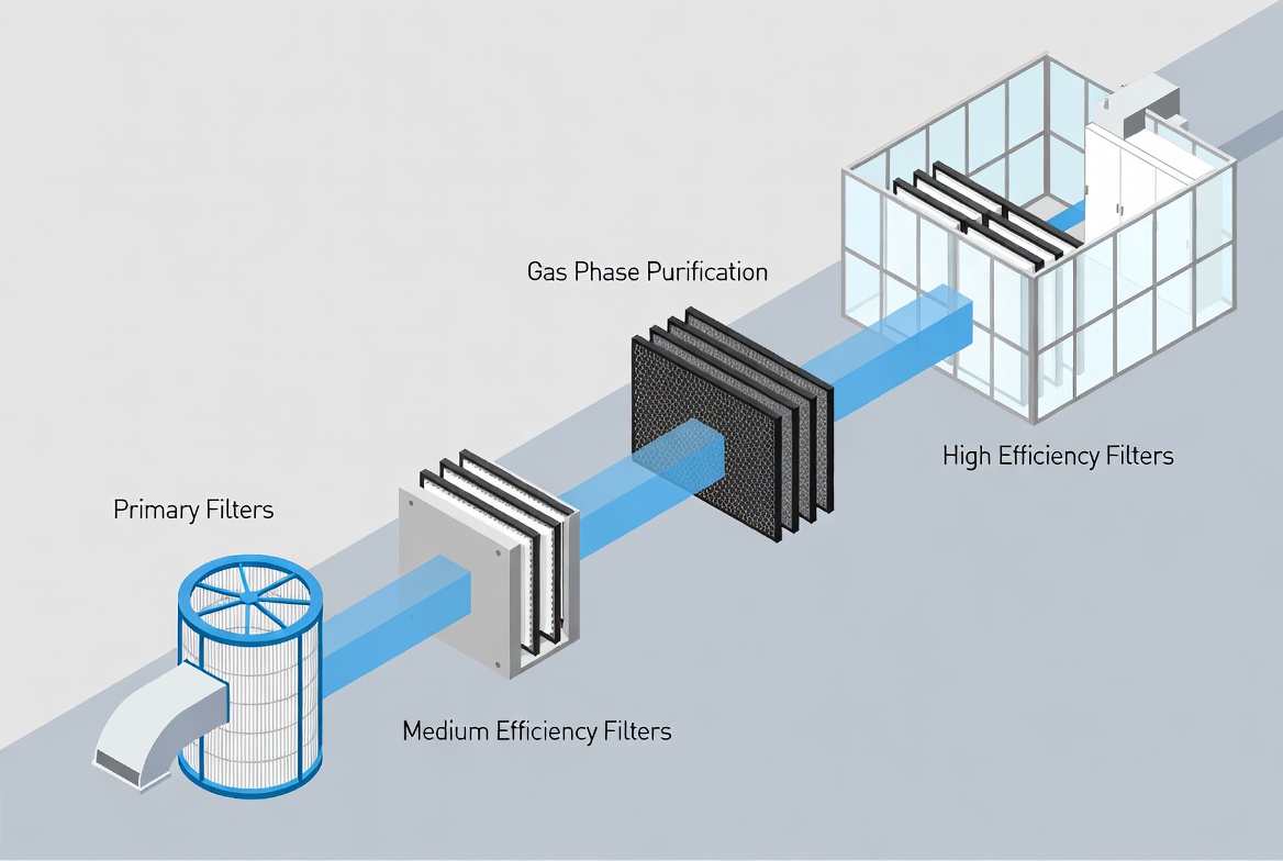 Multi Stage Industrial Filtration Diagram Multi Stage Industrial Filtration Diagram
