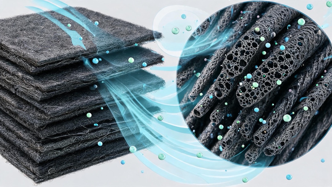 Activated Carbon Fiber Micropore Adsorption Structure Activated Carbon Fiber Micropore Adsorption Structure
