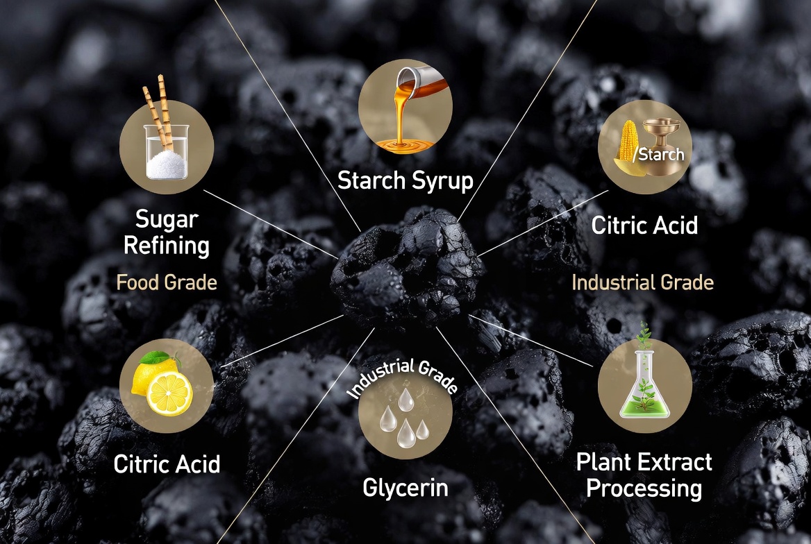 Wood Activated Carbon Applications Map Wood Activated Carbon Applications Map