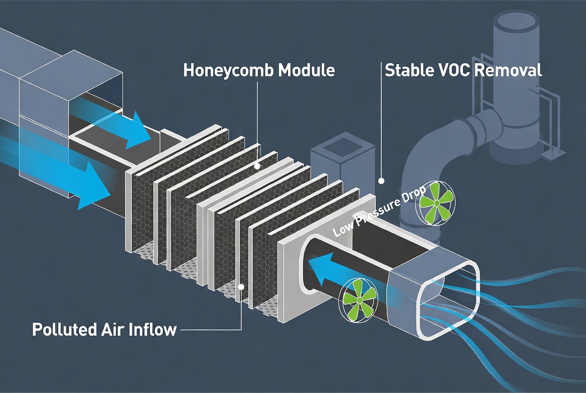 Honeycomb Activated Carbon Air System Honeycomb Activated Carbon Air System